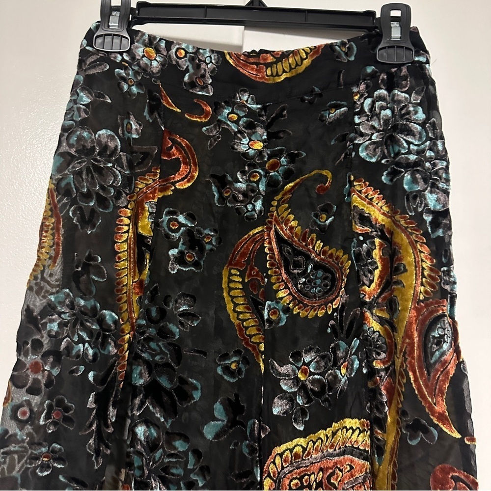 Lioness Paisley Festival Semi Sheer Pants Size Small - Picture 4 of 8